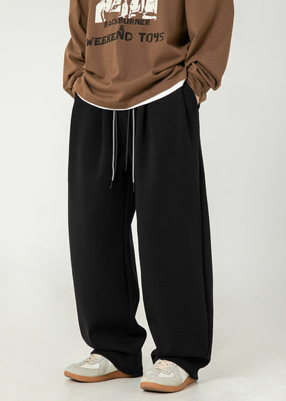 Unisex Wide-Leg Drawstring Sweatpants