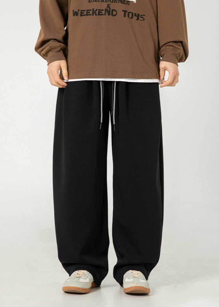 Unisex Wide-Leg Drawstring Sweatpants