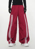 3 - Stripe Loose Wide - Leg Track Trousers - Rick Circus