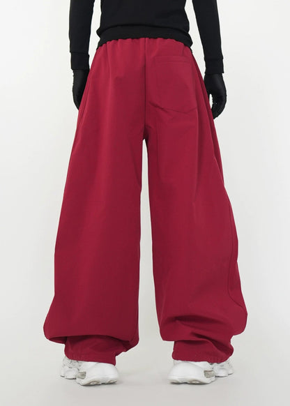3 - Stripe Loose Wide - Leg Track Trousers - Rick Circus