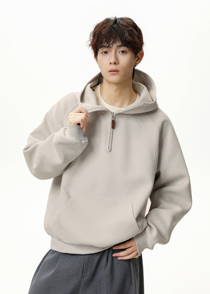 Oversized Half-Zip Hoodie