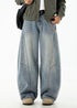 3D Panel Stitch Baggy Jeans - Rick Circus