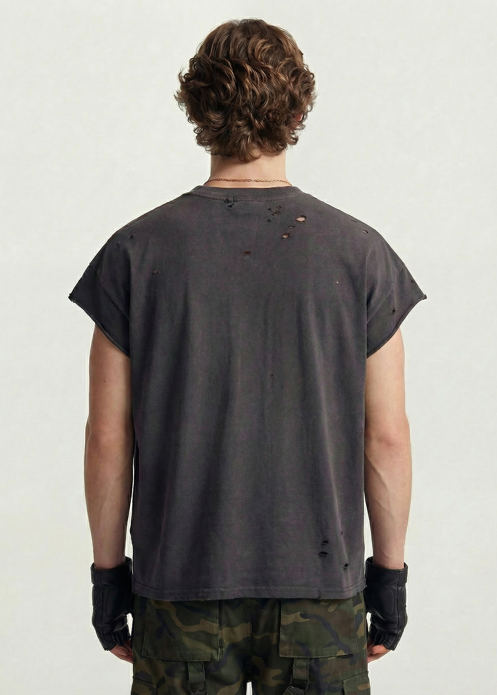 Graphic Cartoon Sleeveless T-Shirt