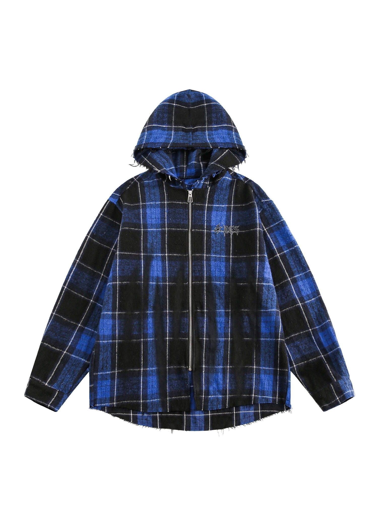 Veste zippée à capuche gothique