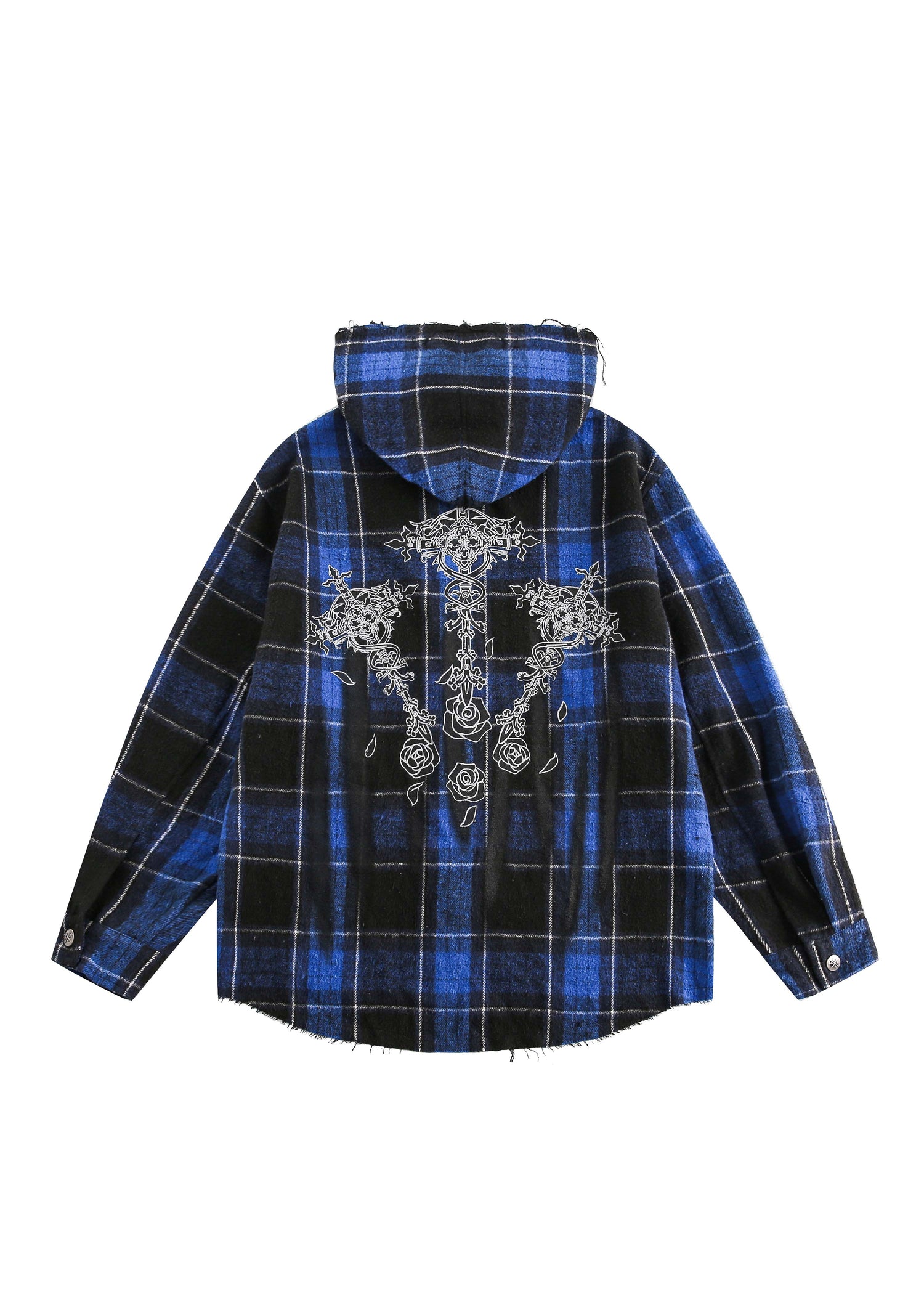 Veste zippée à capuche gothique