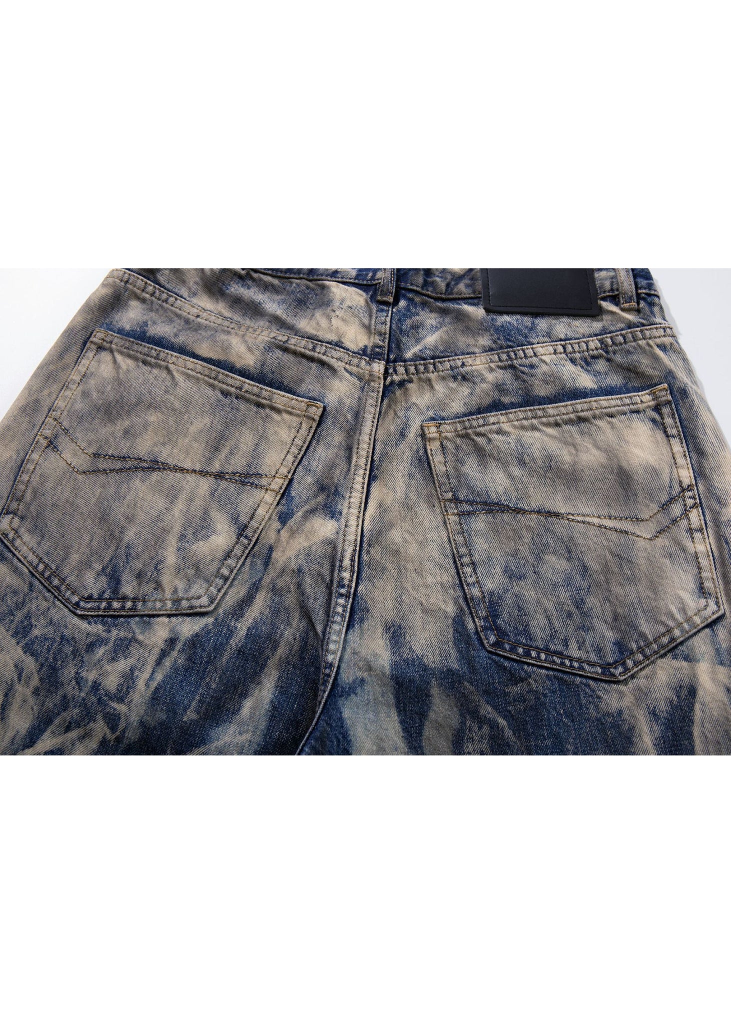 Acid Wash Wide - Leg Jeans - Rick Circus