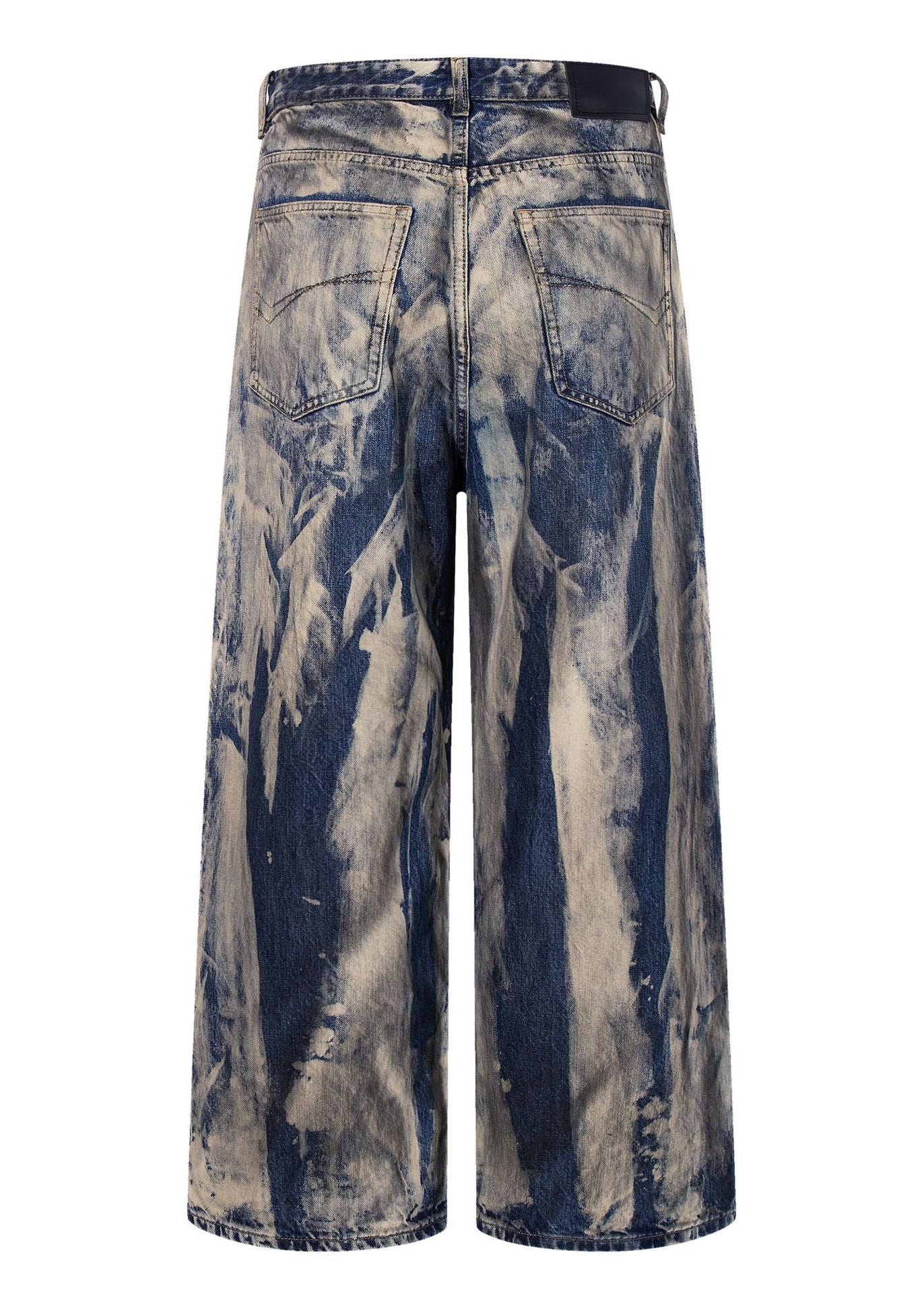 Acid Wash Wide - Leg Jeans - Rick Circus