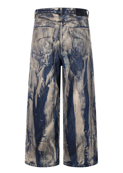 Acid Wash Wide - Leg Jeans - Rick Circus