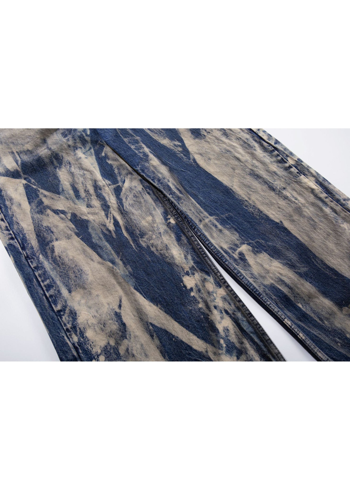Acid Wash Wide - Leg Jeans - Rick Circus