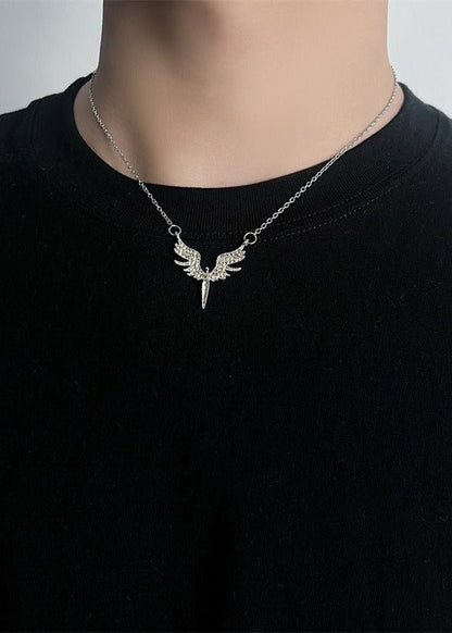Angel Wing Pendant Necklace - Rick Circus