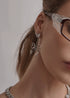 Asymmetric Butterfly Drop Earrings - Rick Circus