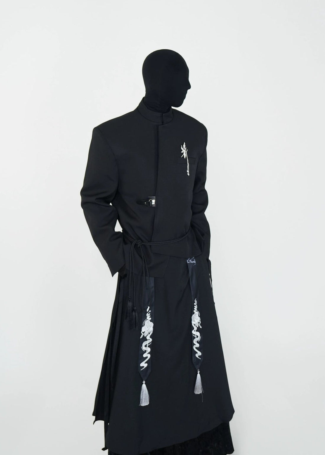 Asymmetric Collar Blazer - Rick Circus