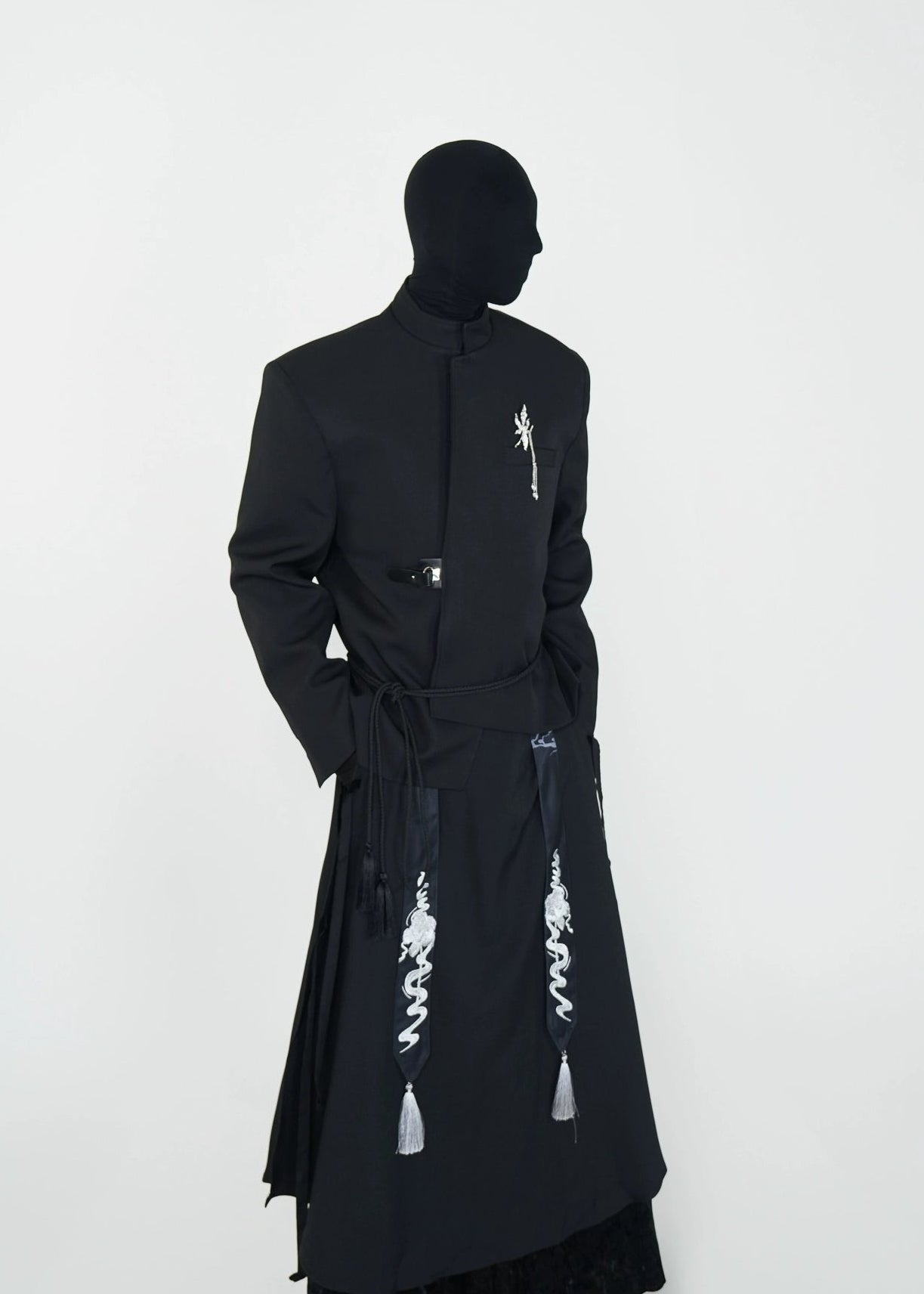 Asymmetric Collar Blazer - Rick Circus