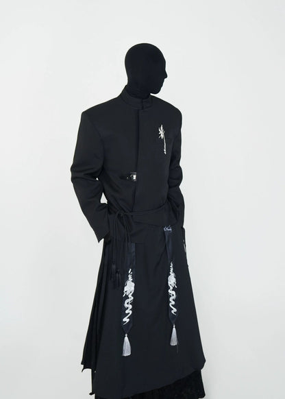 Asymmetric Collar Blazer - Rick Circus