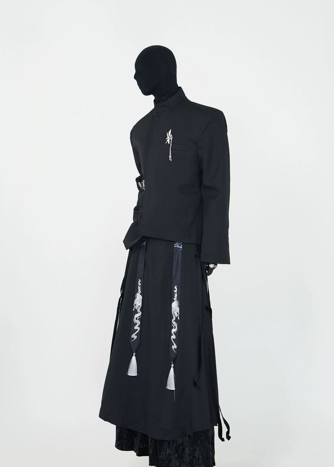 Asymmetric Collar Blazer - Rick Circus