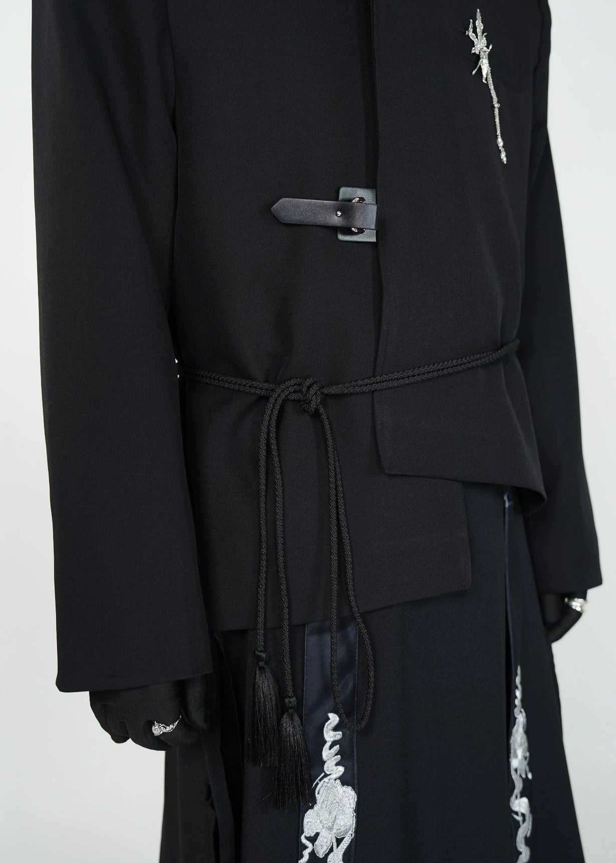 Asymmetric Collar Blazer - Rick Circus