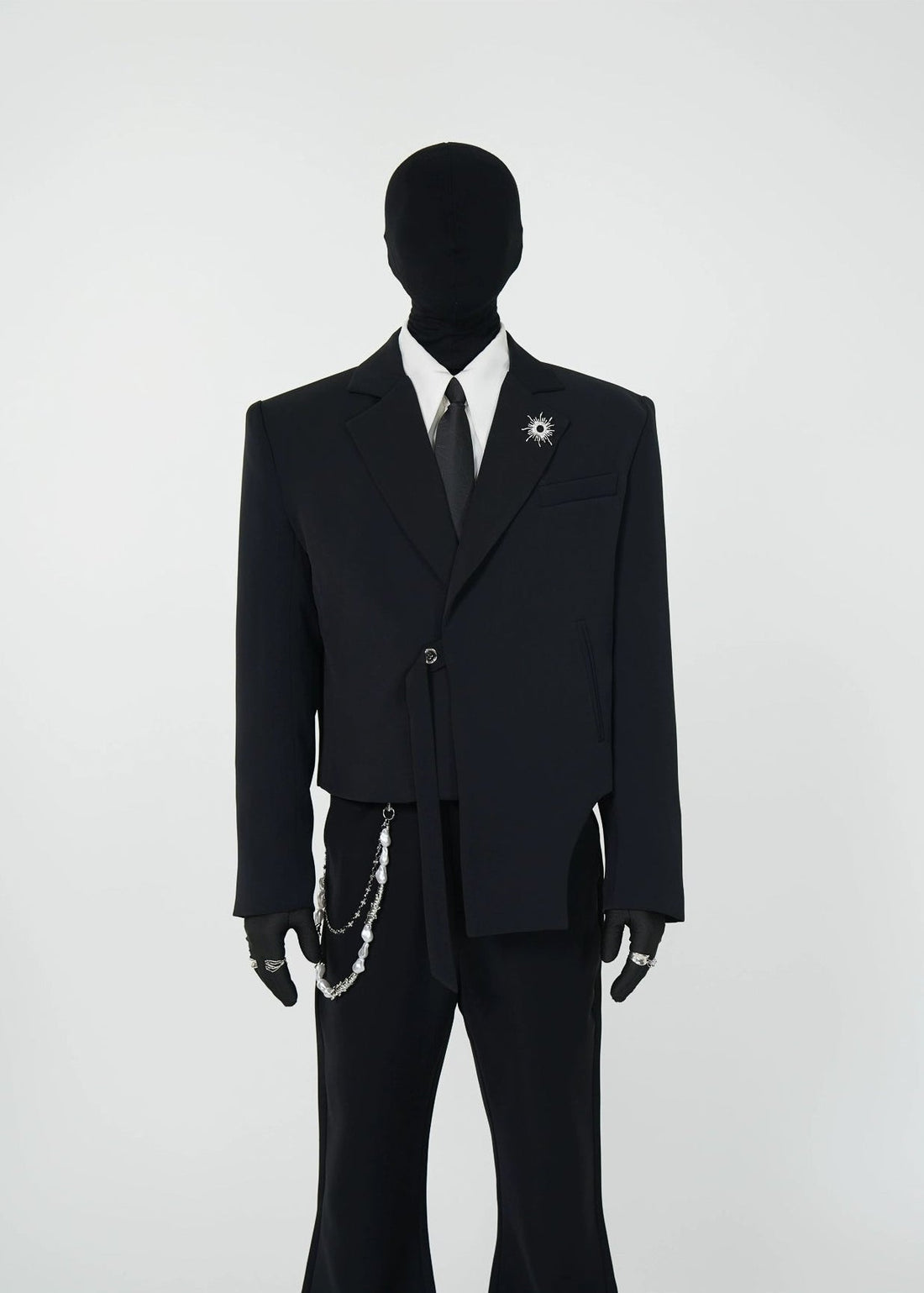 Asymmetric Cropped Blazer - Rick Circus