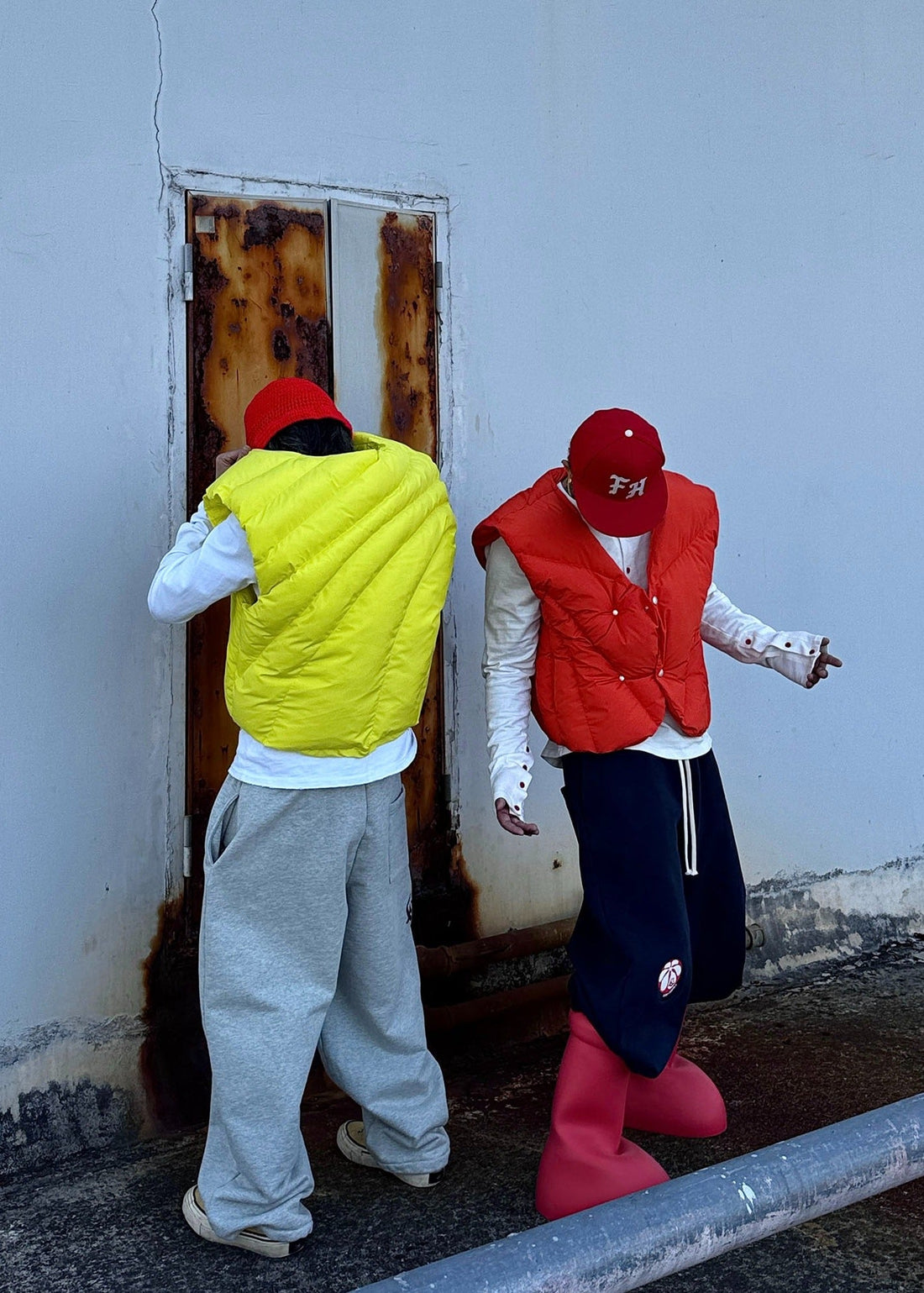 Asymmetric Puffer Vest - Rick Circus