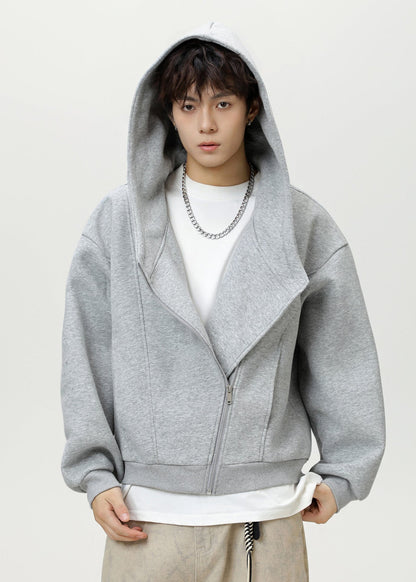 Asymmetric Zip Hoodie - Rick Circus