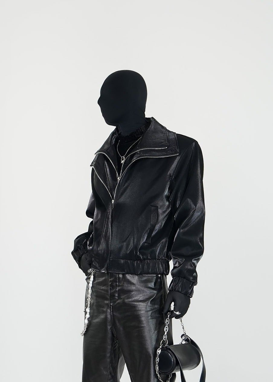 Avant - Garde Double - Layer High - Neck Jacket - Rick Circus