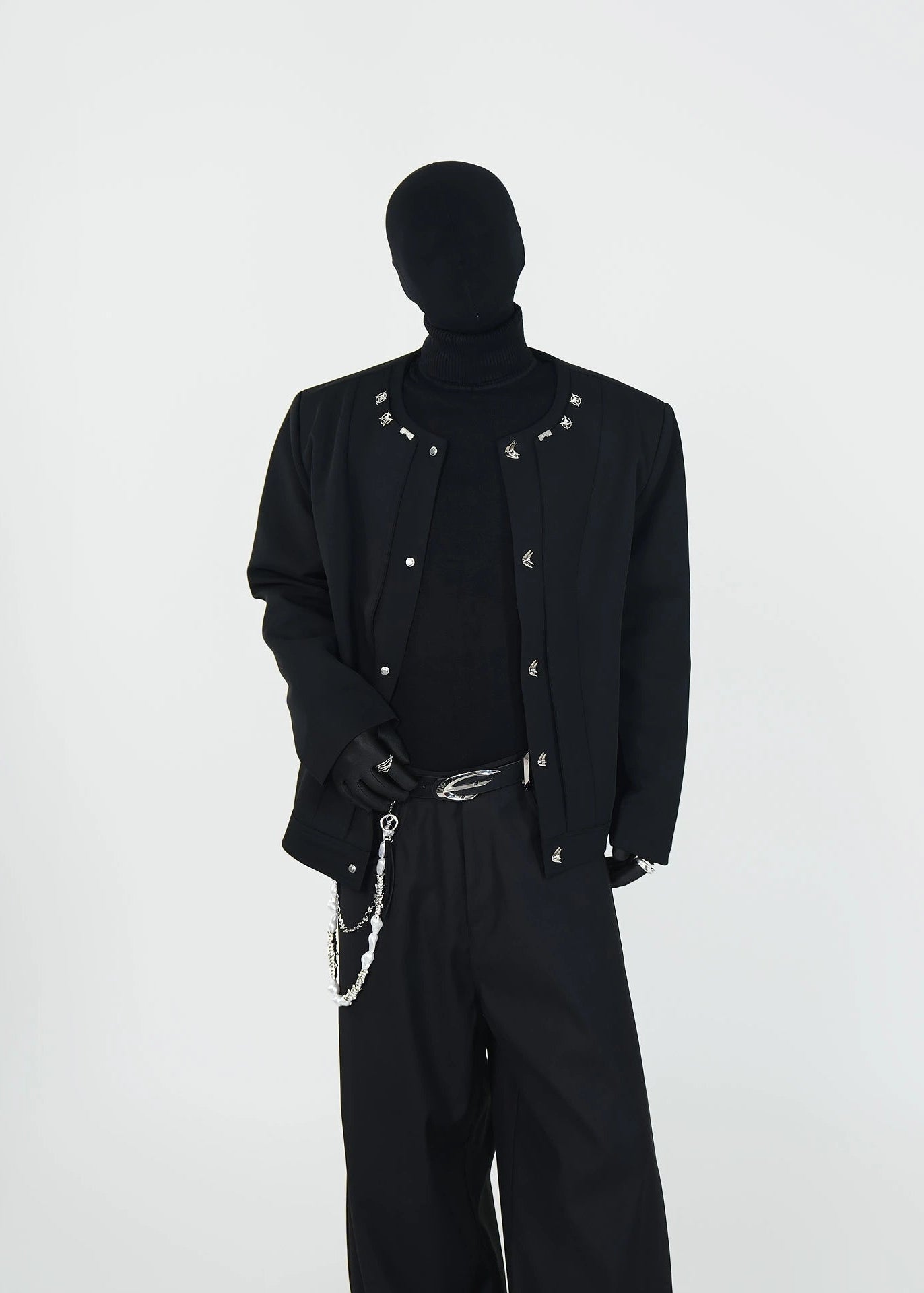 Avant - Garde Metal Studded Jacket - Rick Circus