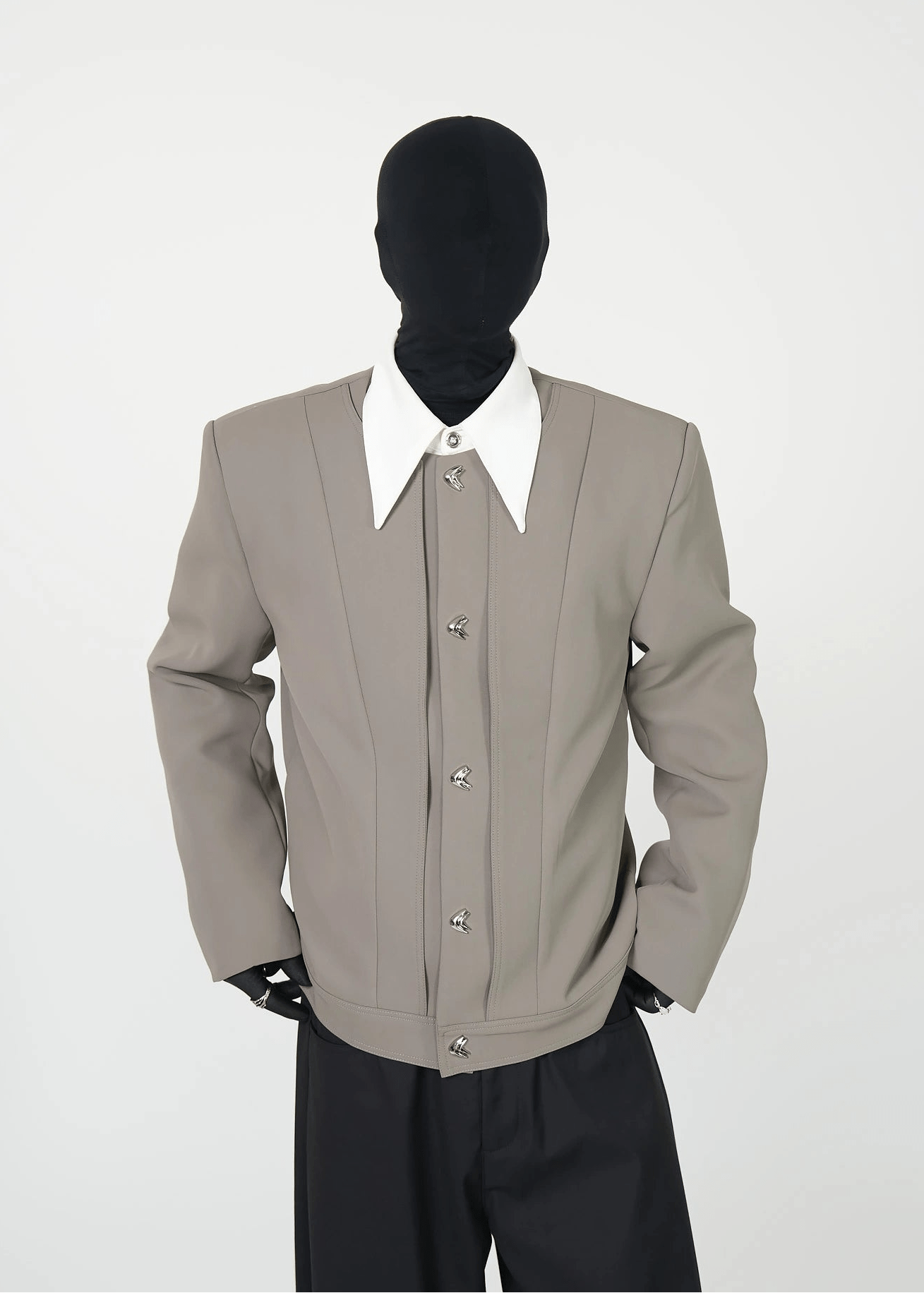 Avant - Garde Padded Shoulder Jacket - Rick Circus