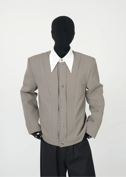 Avant - Garde Padded Shoulder Jacket - Rick Circus