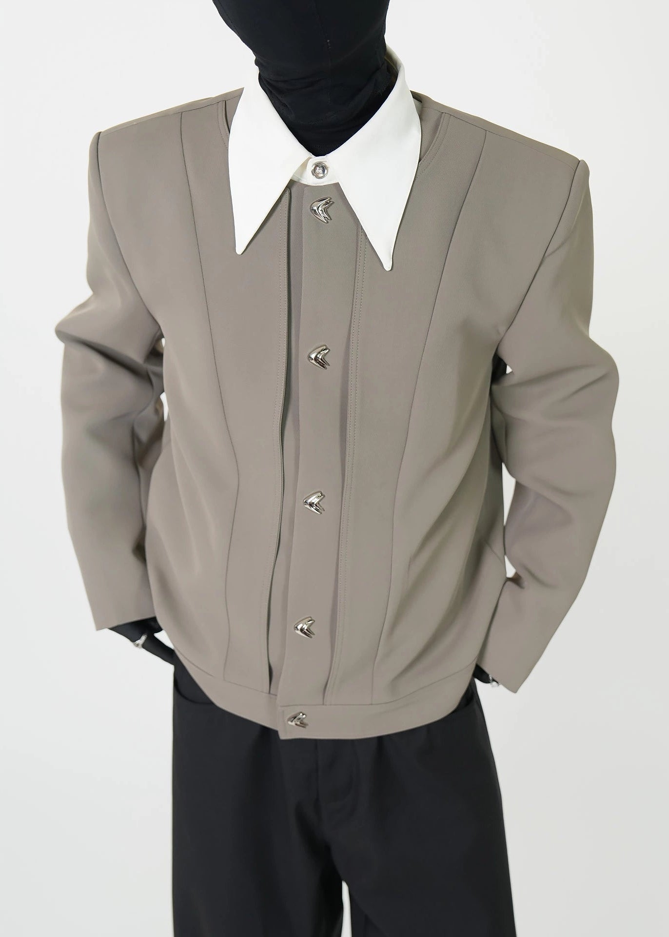 Avant - Garde Padded Shoulder Jacket - Rick Circus