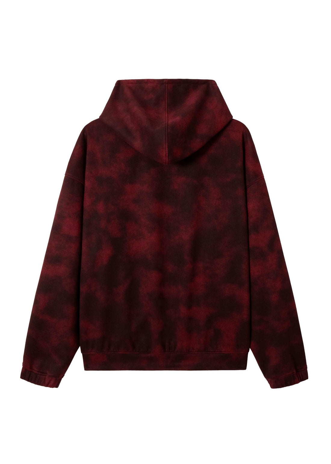 Badge Embroidery Letter Tie - Dye Hoodie - Rick Circus