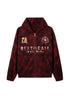 Badge Embroidery Letter Tie - Dye Hoodie - Rick Circus