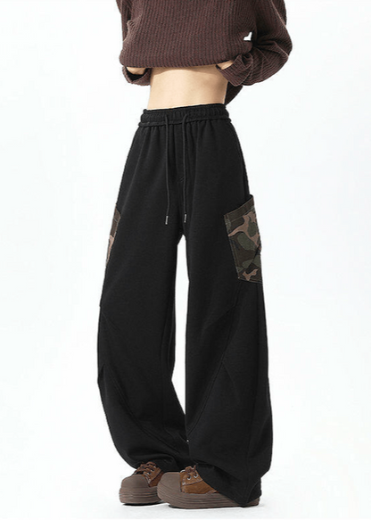Baggy Streetwear Sweatpants with Graphic Print - Rick Circus