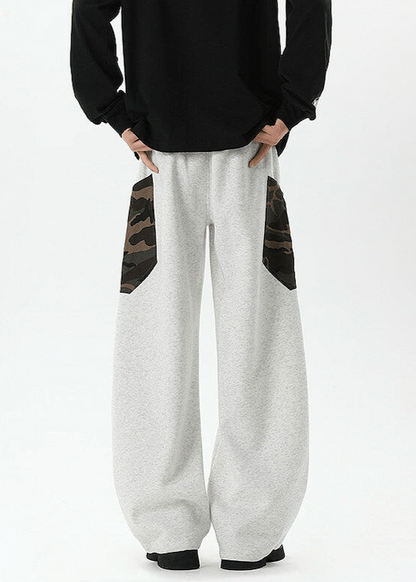 Baggy Streetwear Sweatpants with Graphic Print - Rick Circus