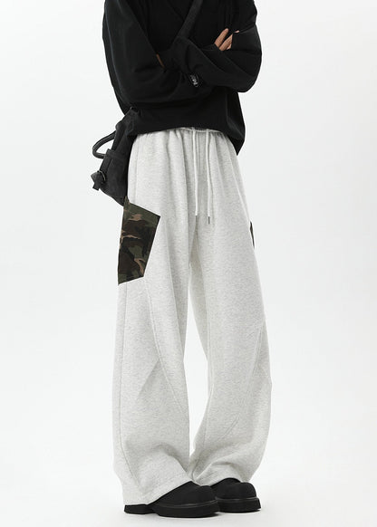 Baggy Streetwear Sweatpants with Graphic Print - Rick Circus