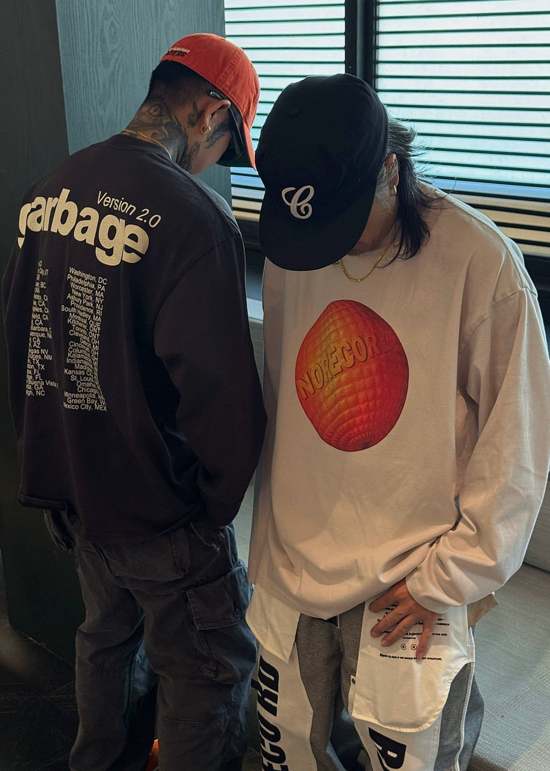 Balloon Letter Print Long Sleeve T-Shirt - Rick Circus