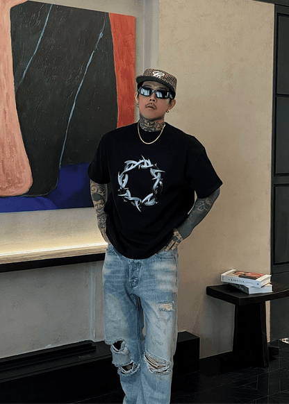Barbed Blade Graphic Tee - Rick Circus