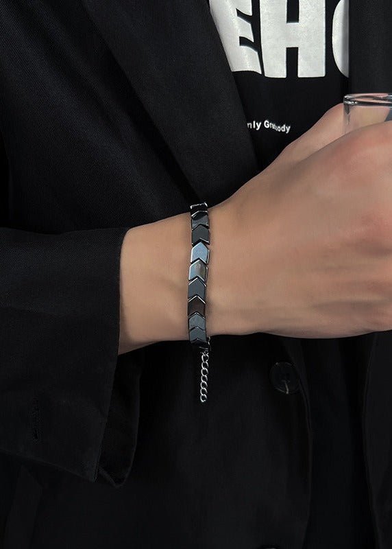 Black Agate Choker Necklace - Rick Circus
