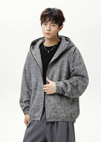 Boxy Hooded Zip Jacket - Rick Circus