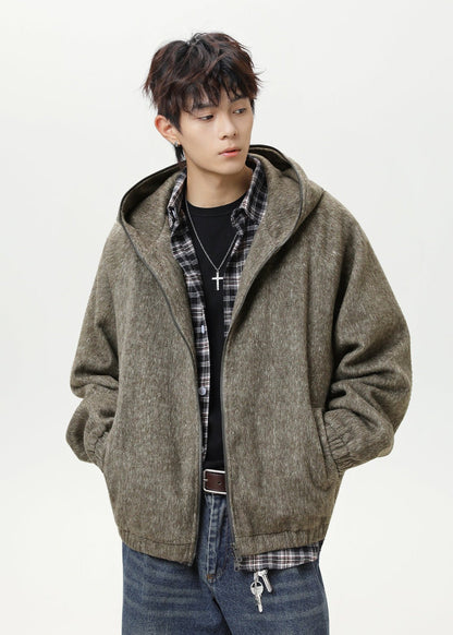 Boxy Hooded Zip Jacket - Rick Circus