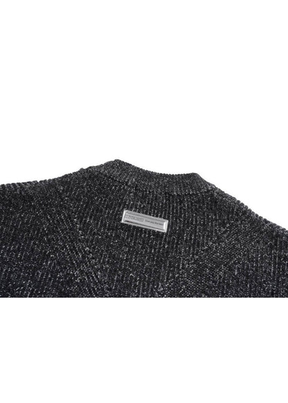 Chunky Ribbed Knit Sweater - Rick Circus