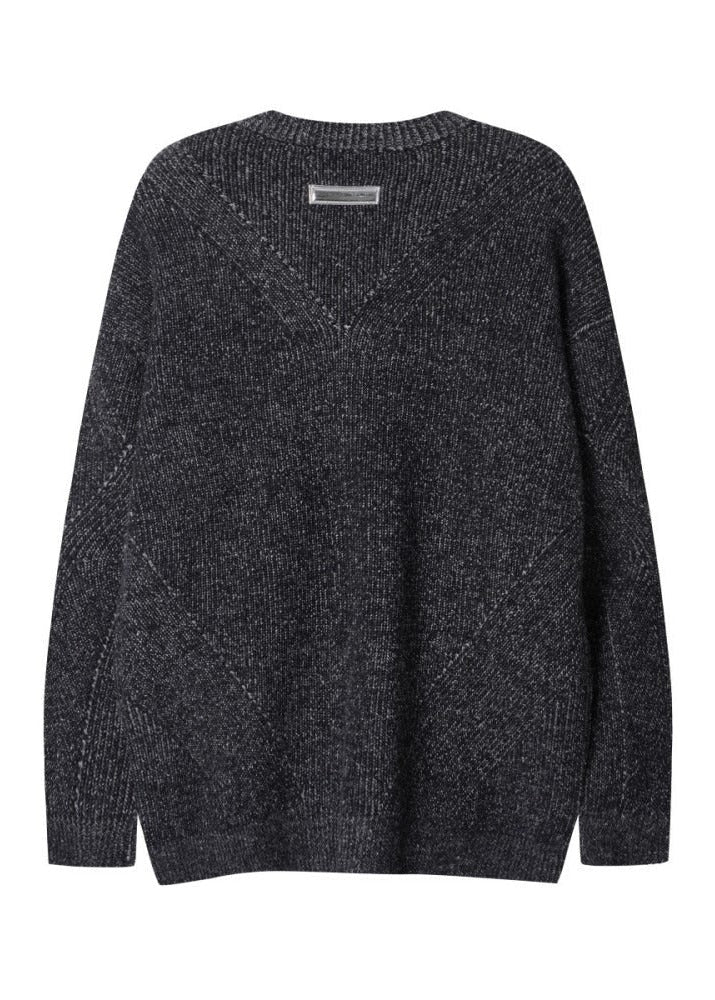 Chunky Ribbed Knit Sweater - Rick Circus