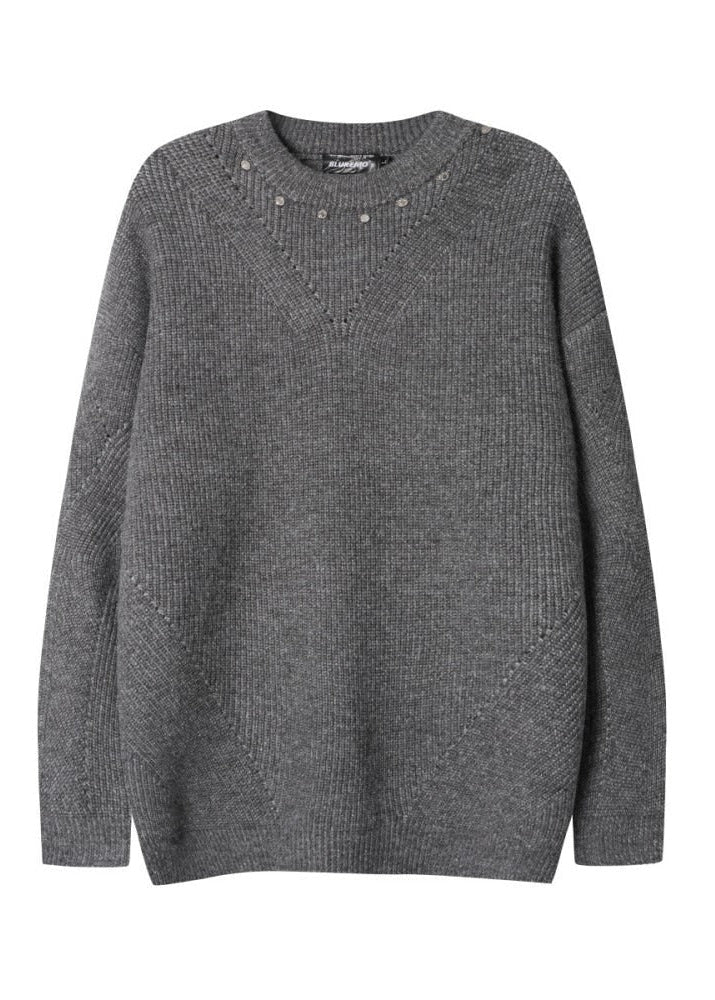 Chunky Ribbed Knit Sweater - Rick Circus