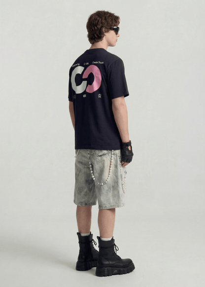 Color Block Graphic T-Shirt - Rick Circus