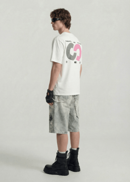 Color Block Graphic T-Shirt - Rick Circus