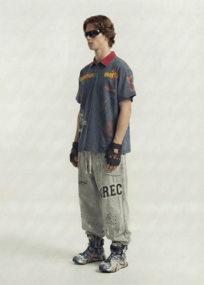 Color Block Streetwear T-Shirt - Rick Circus