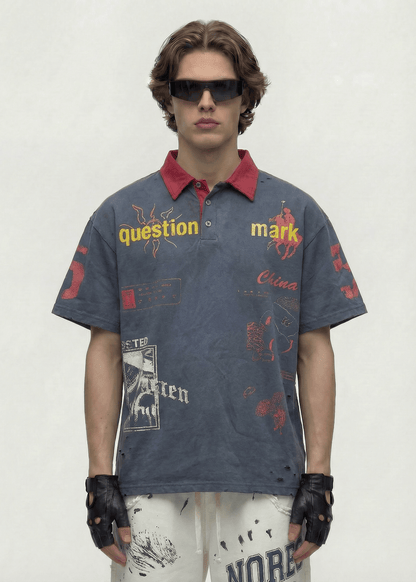 Color Block Streetwear T-Shirt - Rick Circus
