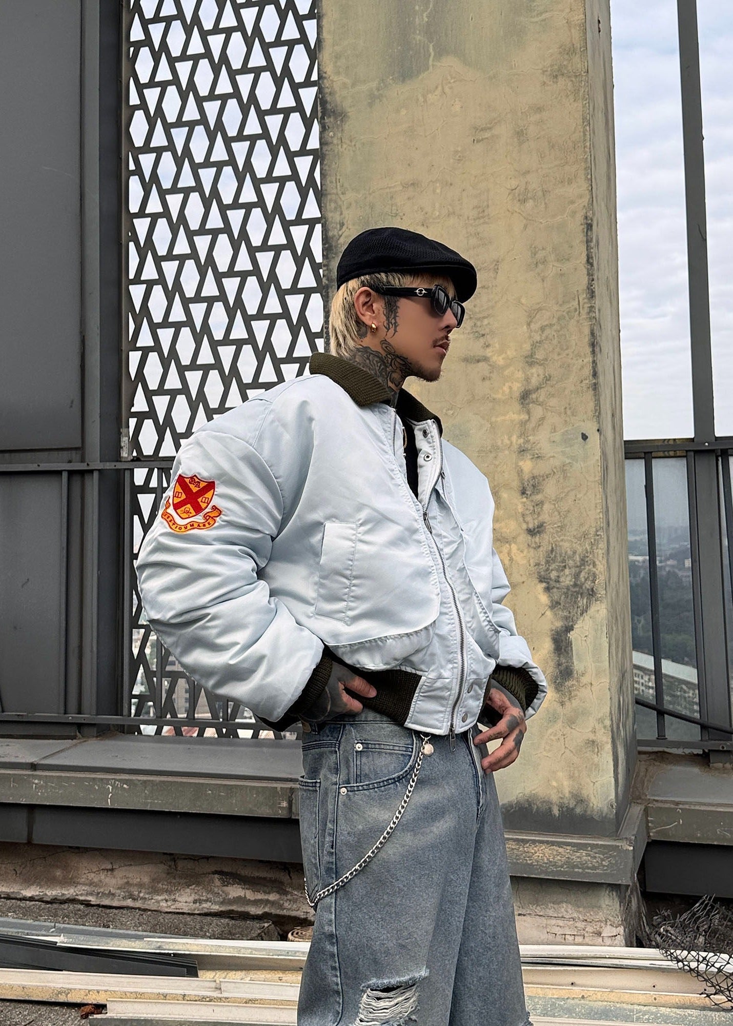 Colorblock Bomber Jacket - Rick Circus