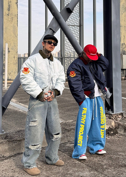 Colorblock Bomber Jacket - Rick Circus