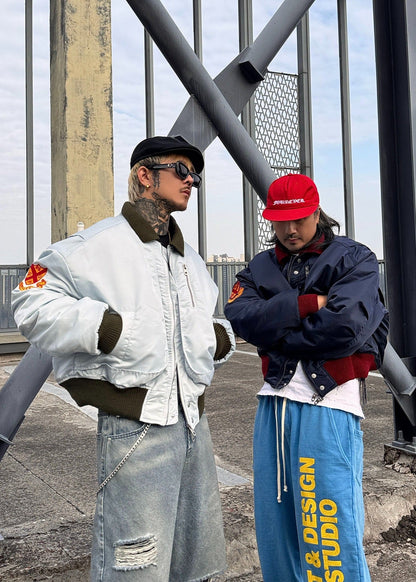 Colorblock Bomber Jacket - Rick Circus