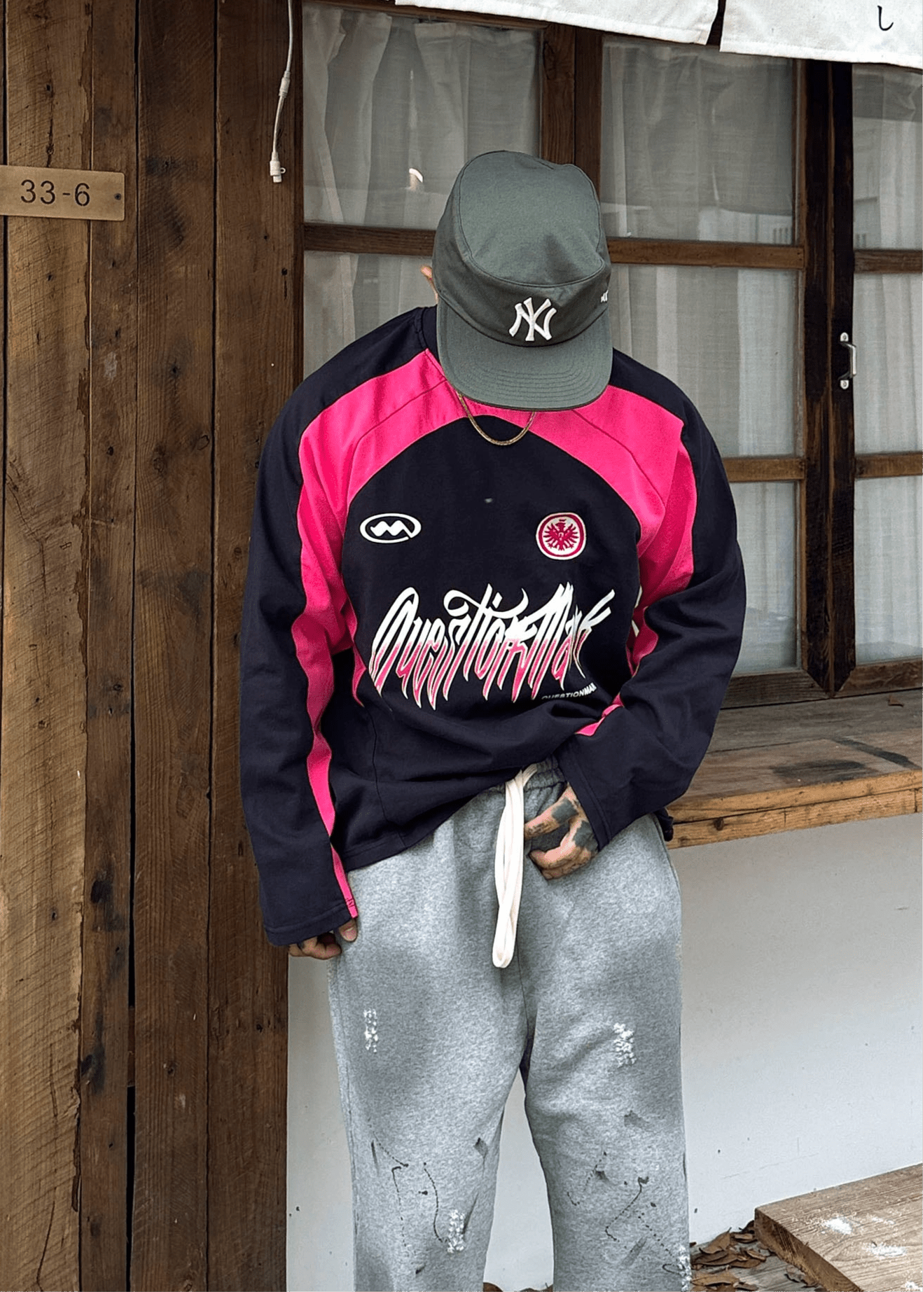 Colorblock Graphic Long Sleeve Tee - Rick Circus