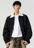 Contrast Collar Bomber Jacket - Rick Circus
